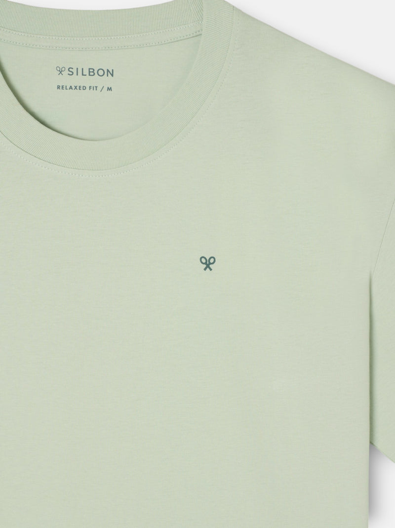 Camiseta relaxed fit city pulse verde claro