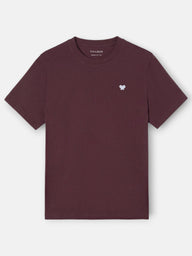 Camiseta silbon outfits burdeos