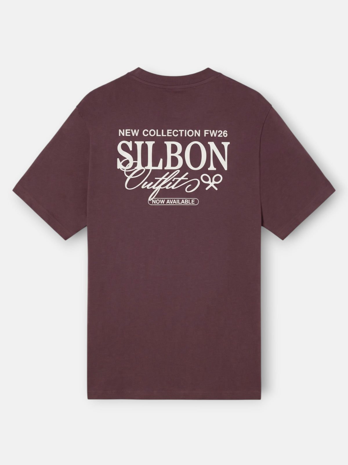 T-shirt Silbon tenues bordeaux