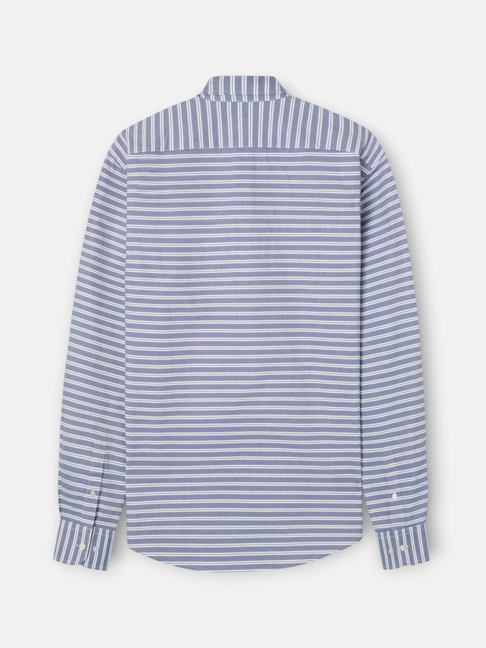 Polera oxford raya horizontal navy