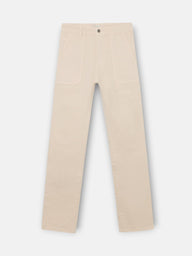 Pantalon sport carpintero parche beige