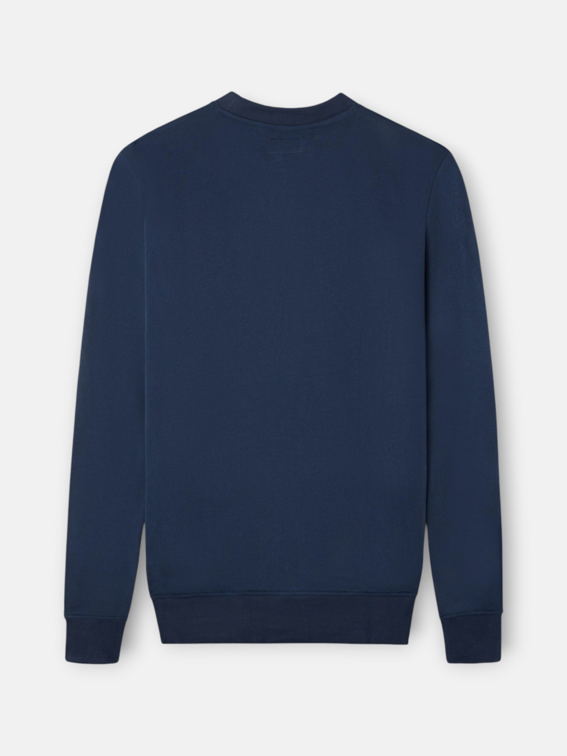 Sweat-shirt coupe décontractée Silbon brodé bleu marine