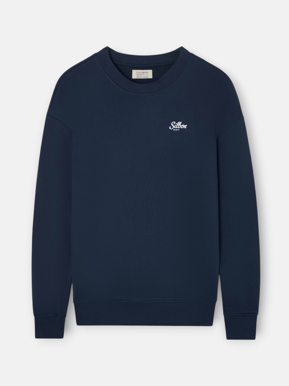 Sudadera relaxed fit silbon society azul