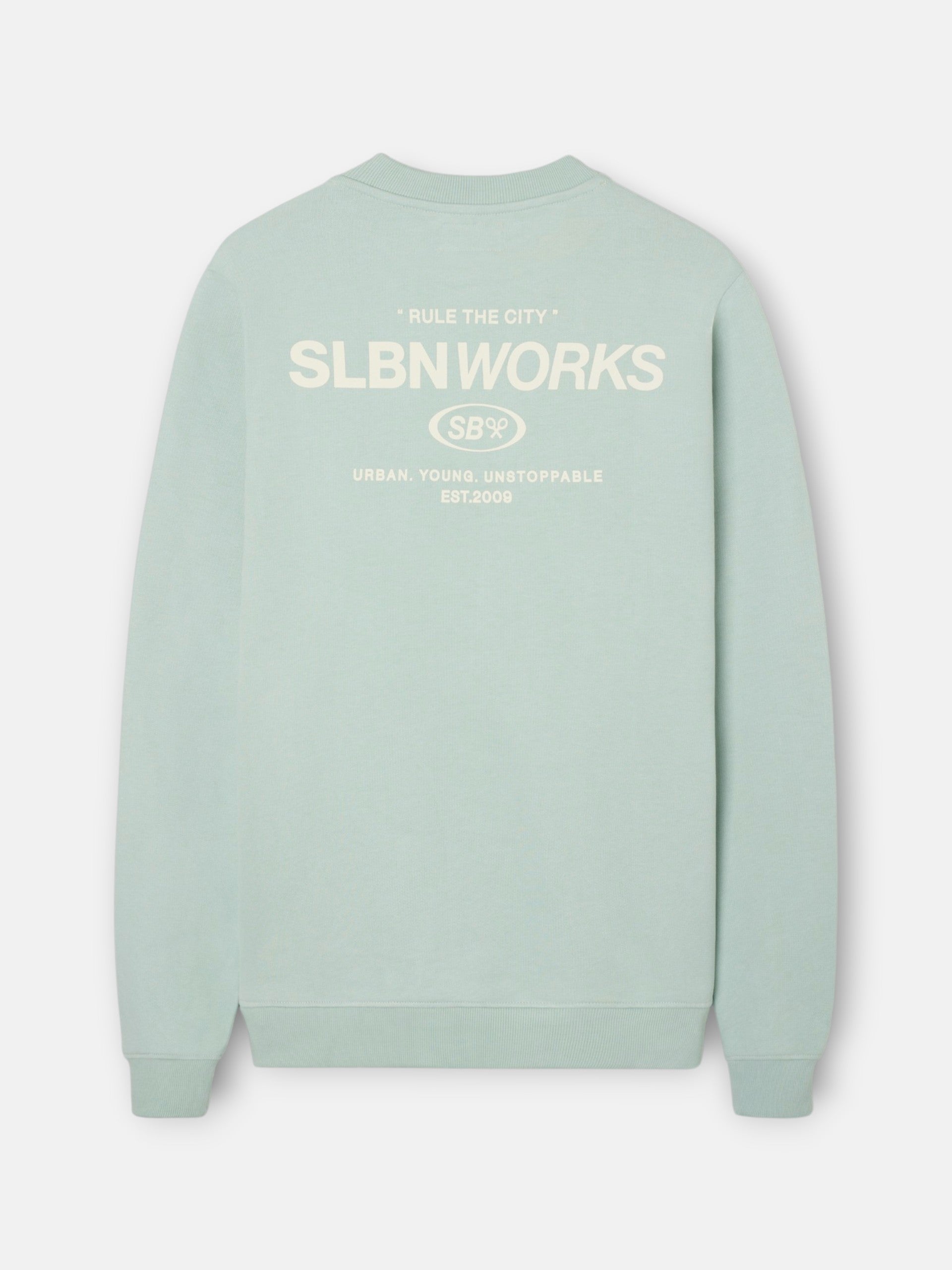 Sudadera slbn works verde