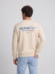 Silbon Club relaxed fit cream sweatshirt