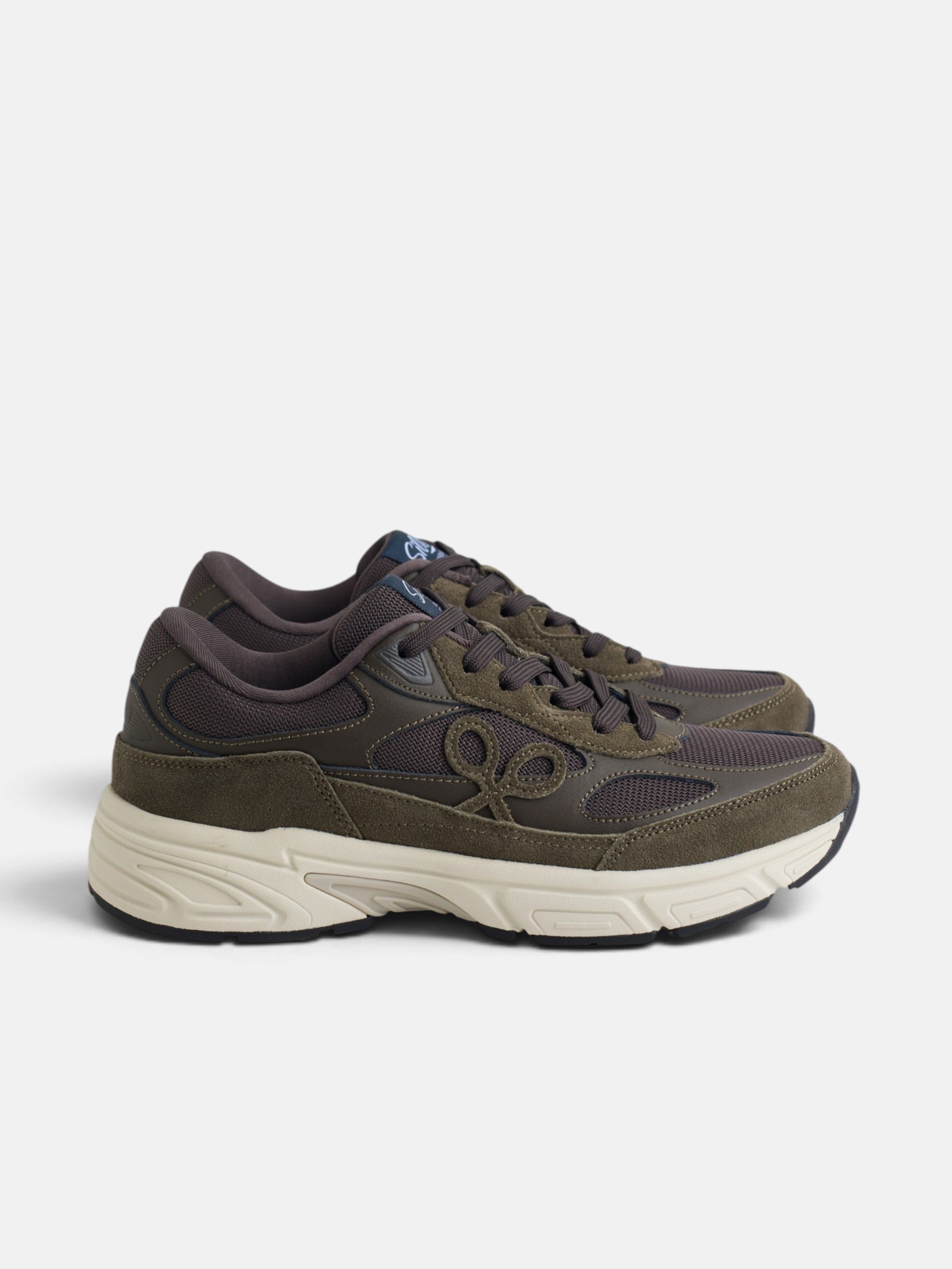 Brown running sneaker