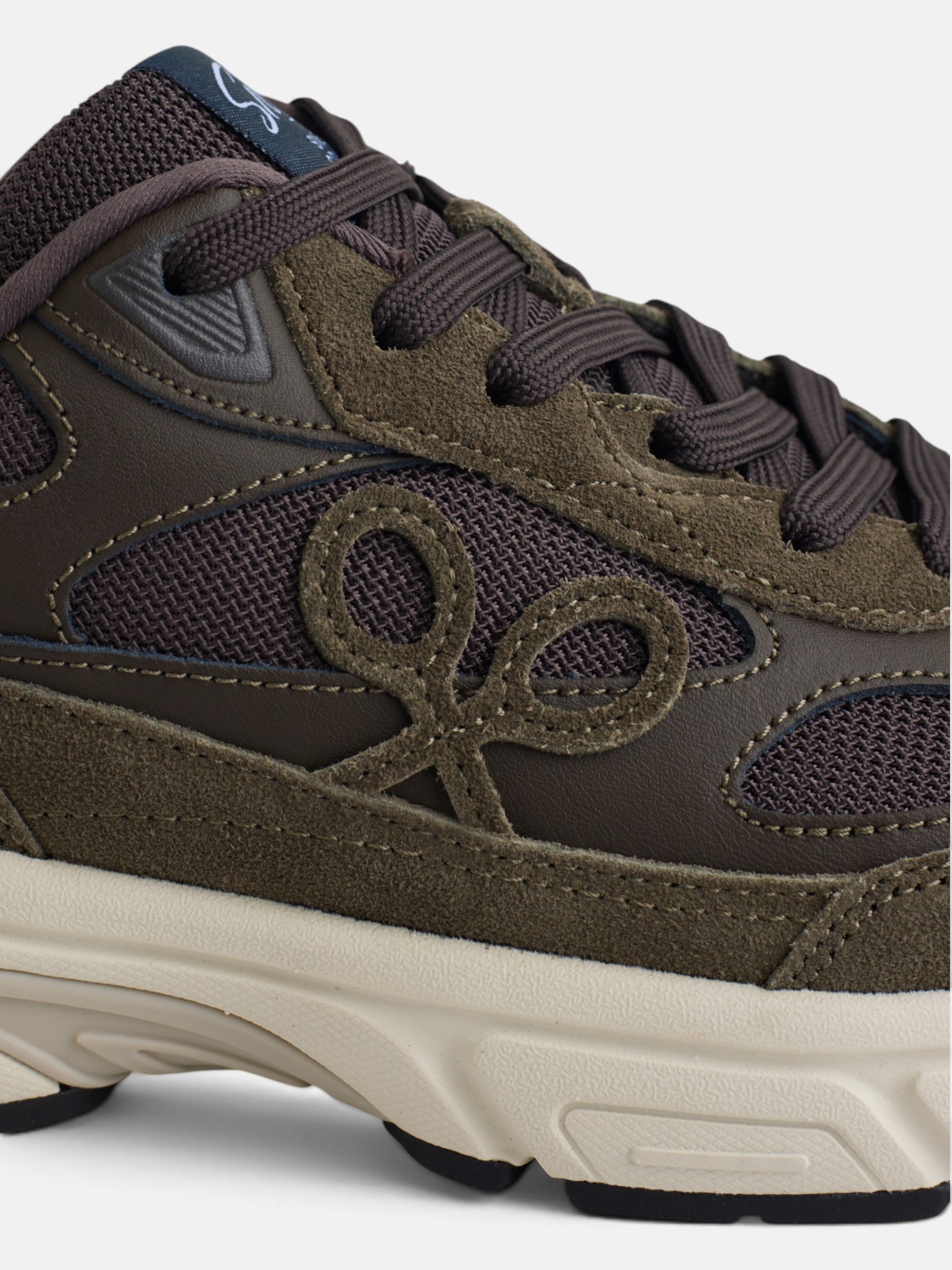 Brown running sneaker