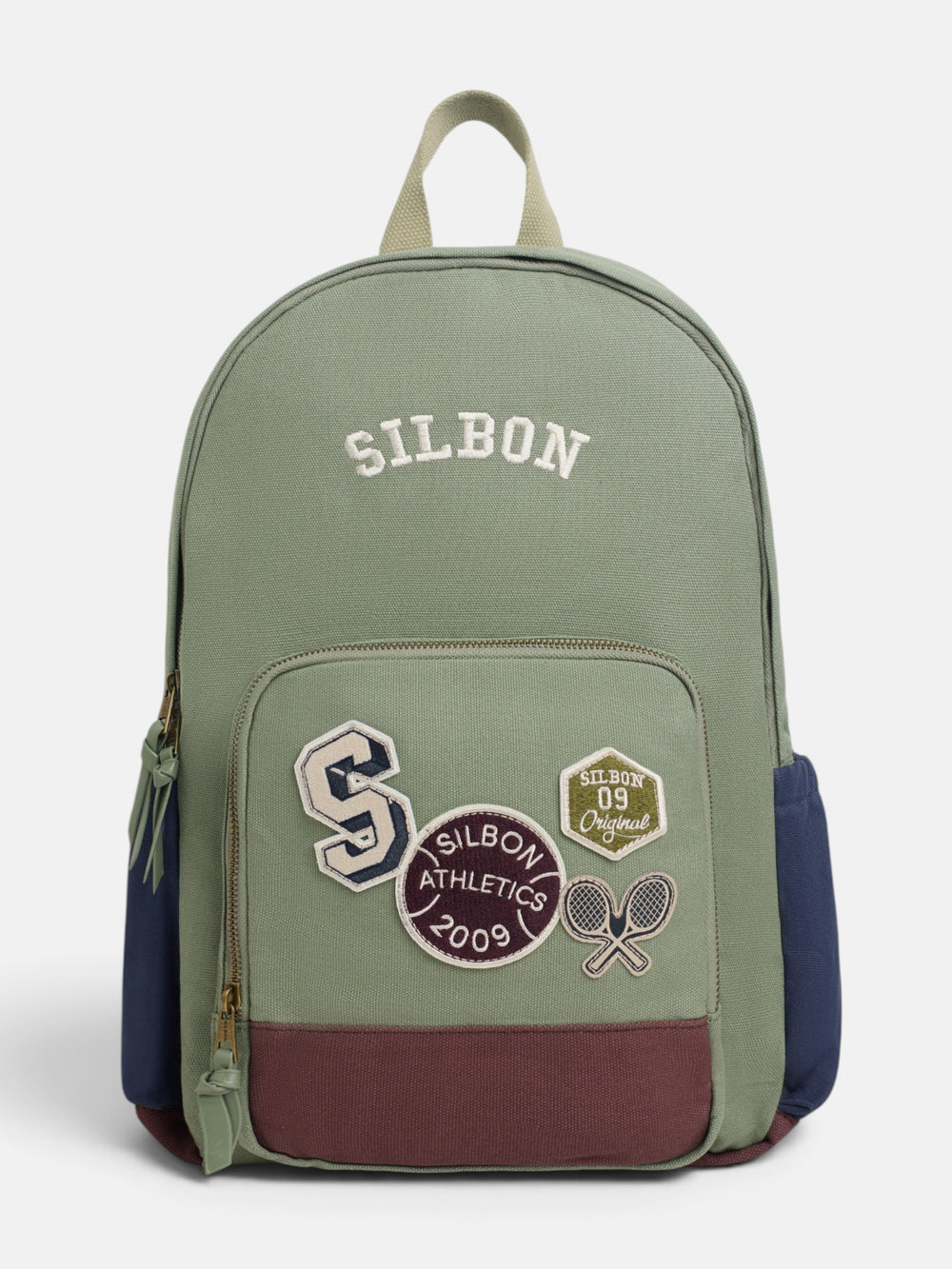 Mochila parches verde