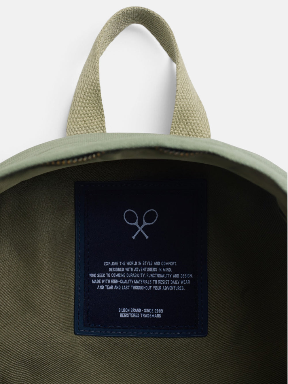 Mochila parches verde