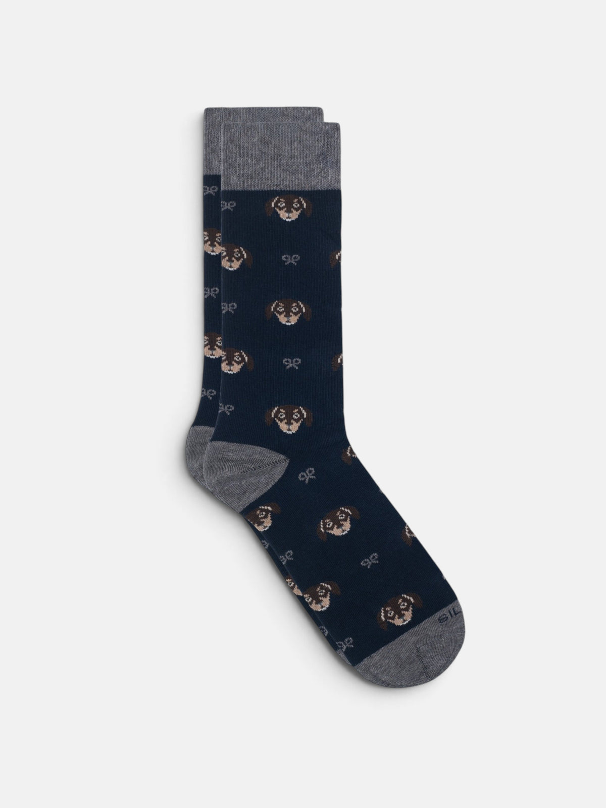 Chaussettes dog raquettes gris