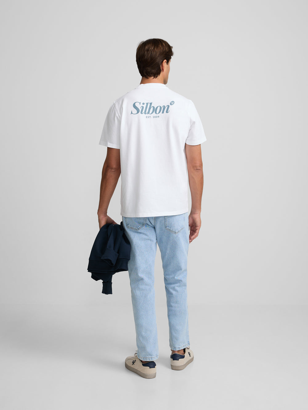 Camiseta silbon pen marker blanca