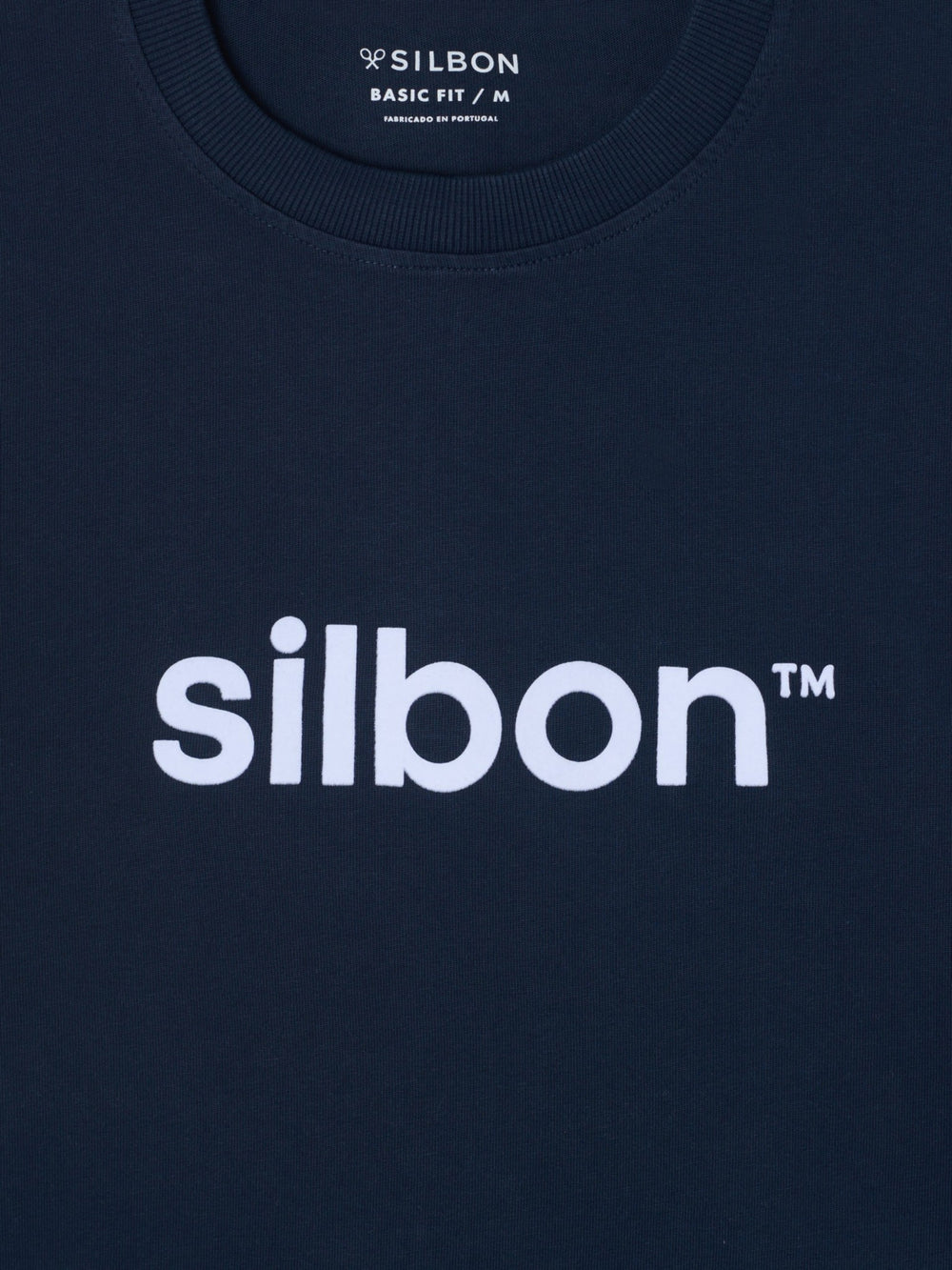 Camiseta Silbon flock azul marino