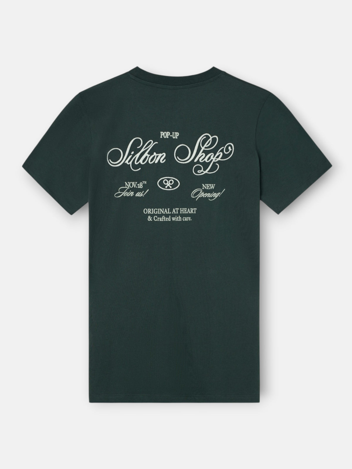 Silbon shop dark green t-shirt