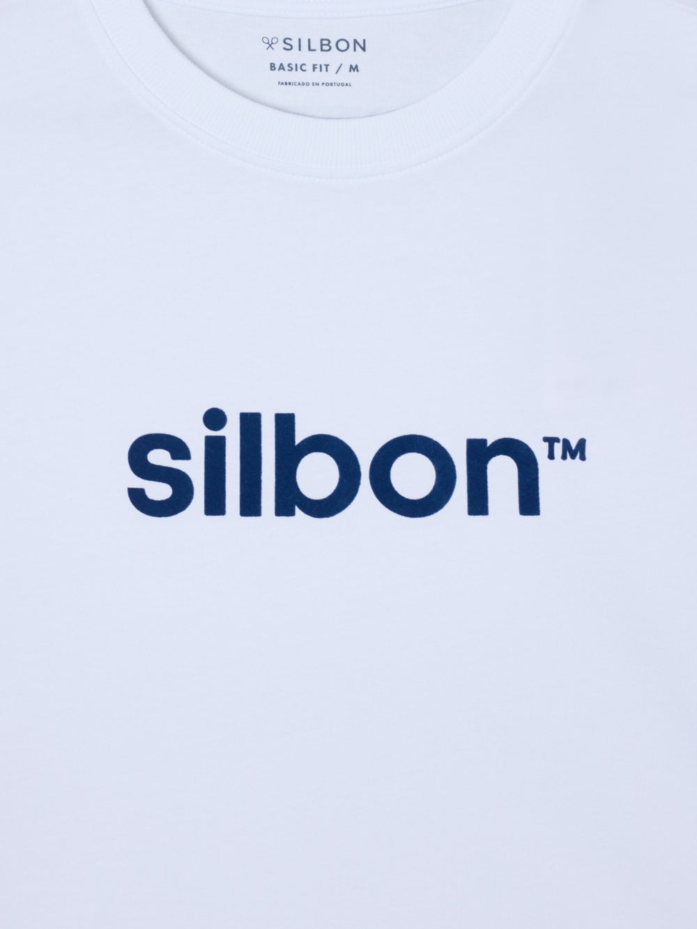 Camiseta Silbon flock blanca