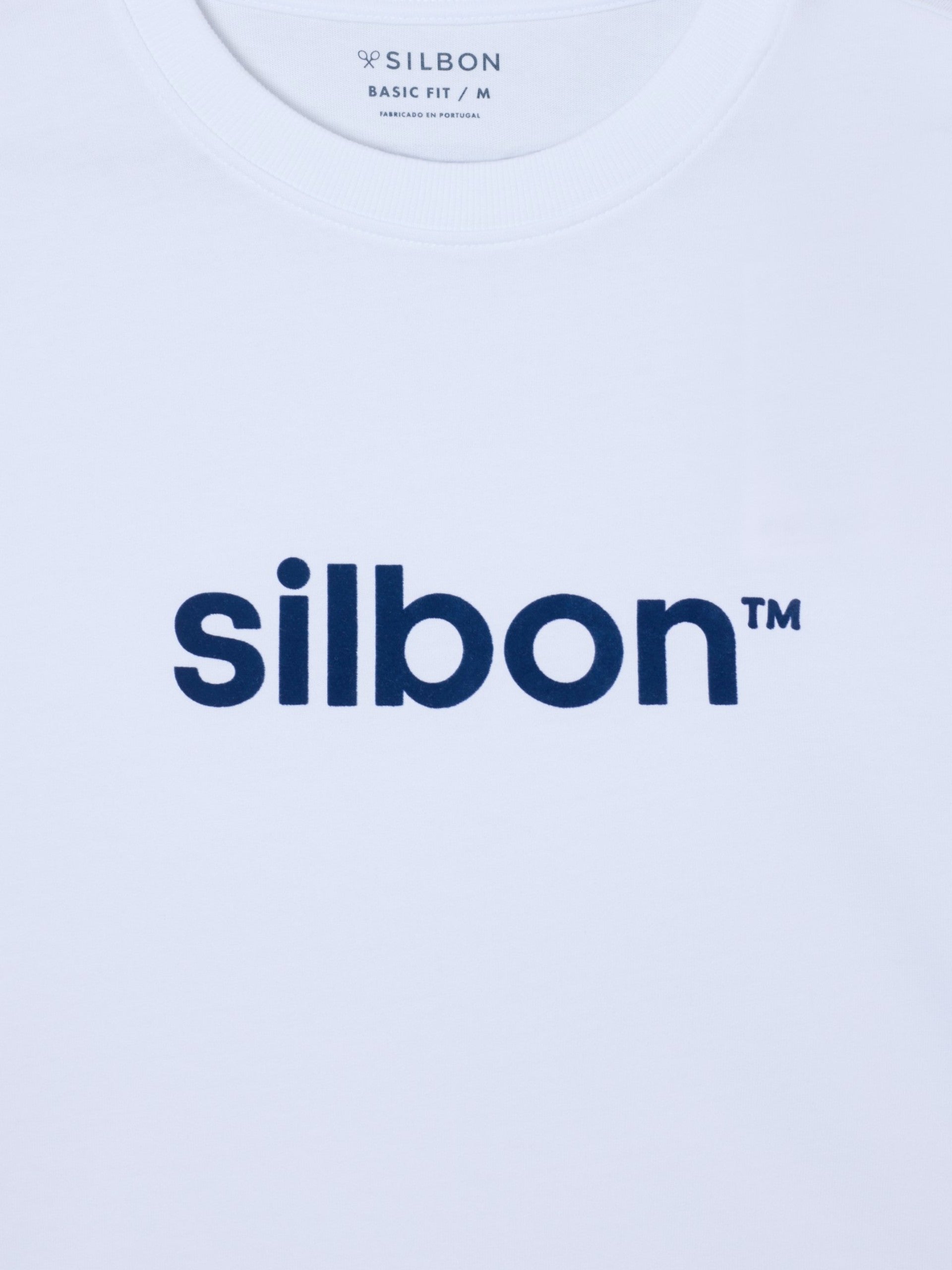 Camiseta Silbon flock blanca