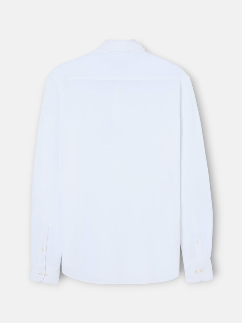 Chemise sport piqué blanc