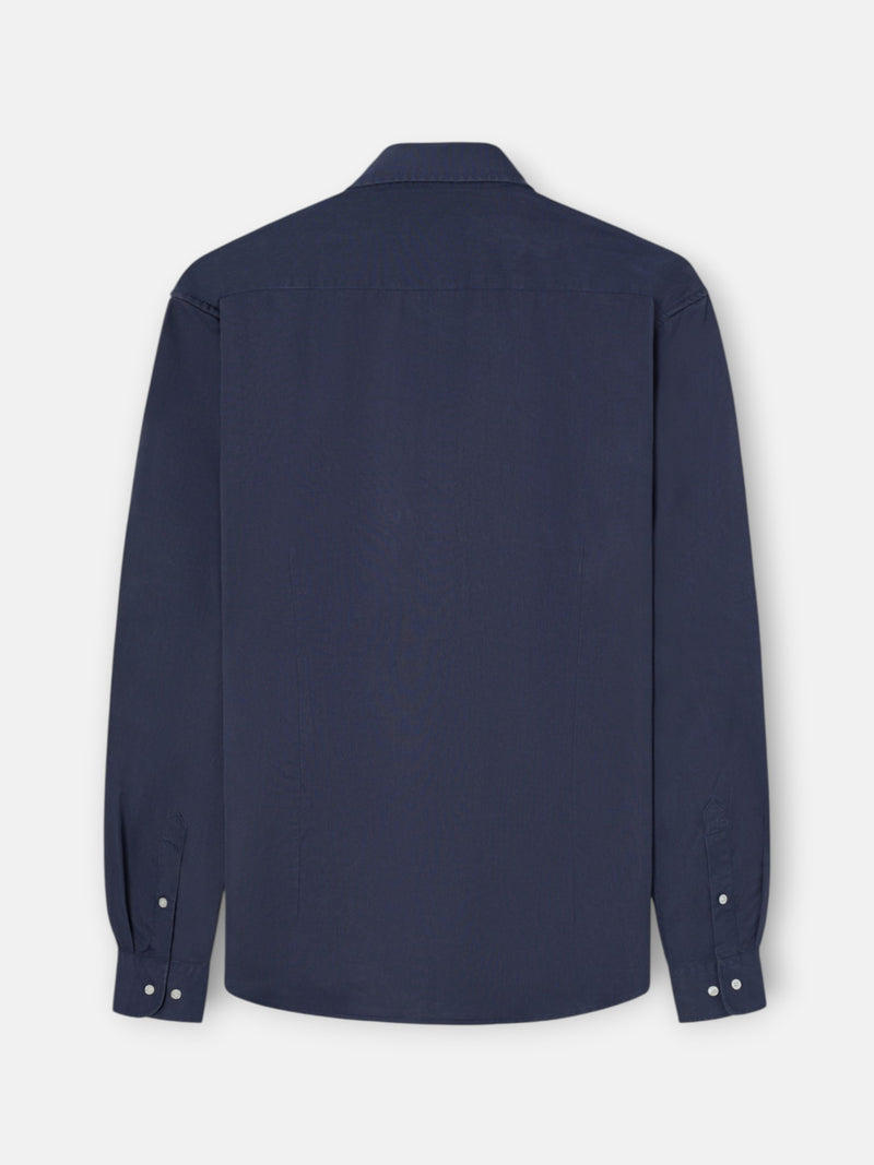 Chemise sport soft bleu marine