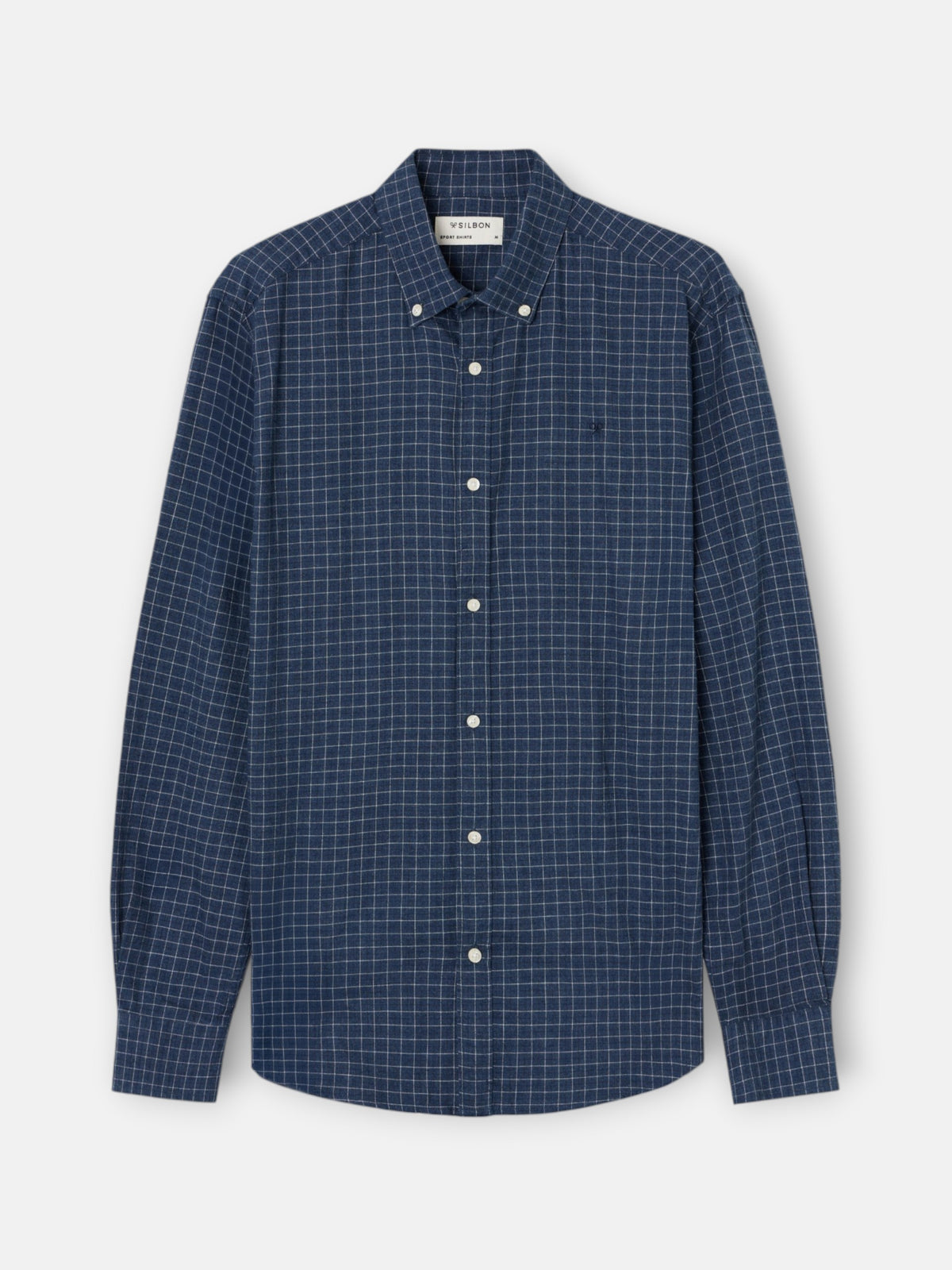 Camisa sport warm cuadritos navy