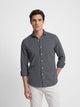 Camisa sport estructura verde oscuro