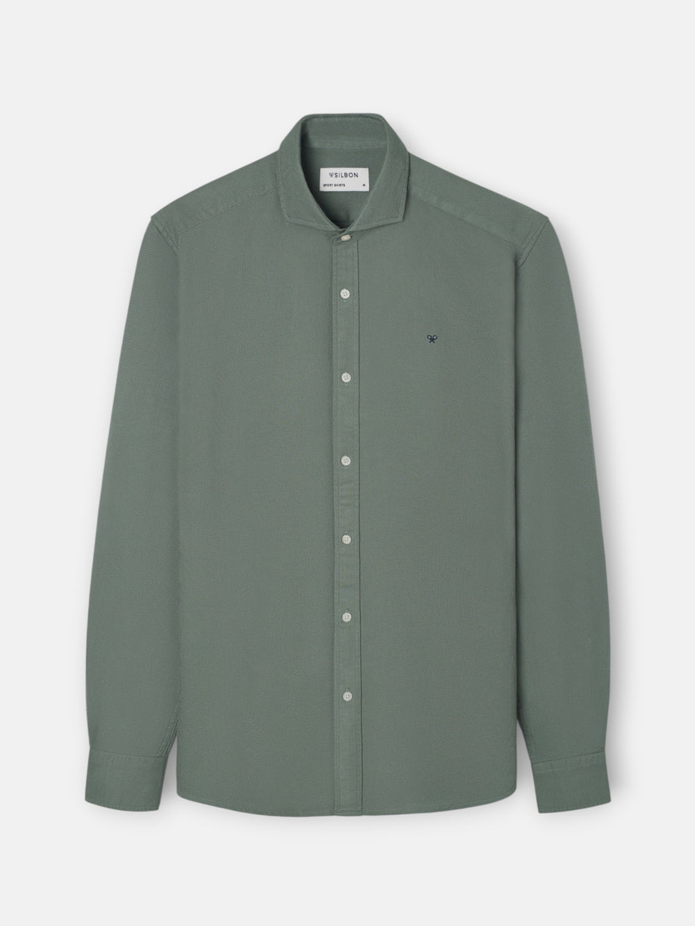 Camisa sport estructura verde