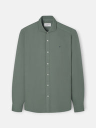 Chemise sport structurée verte