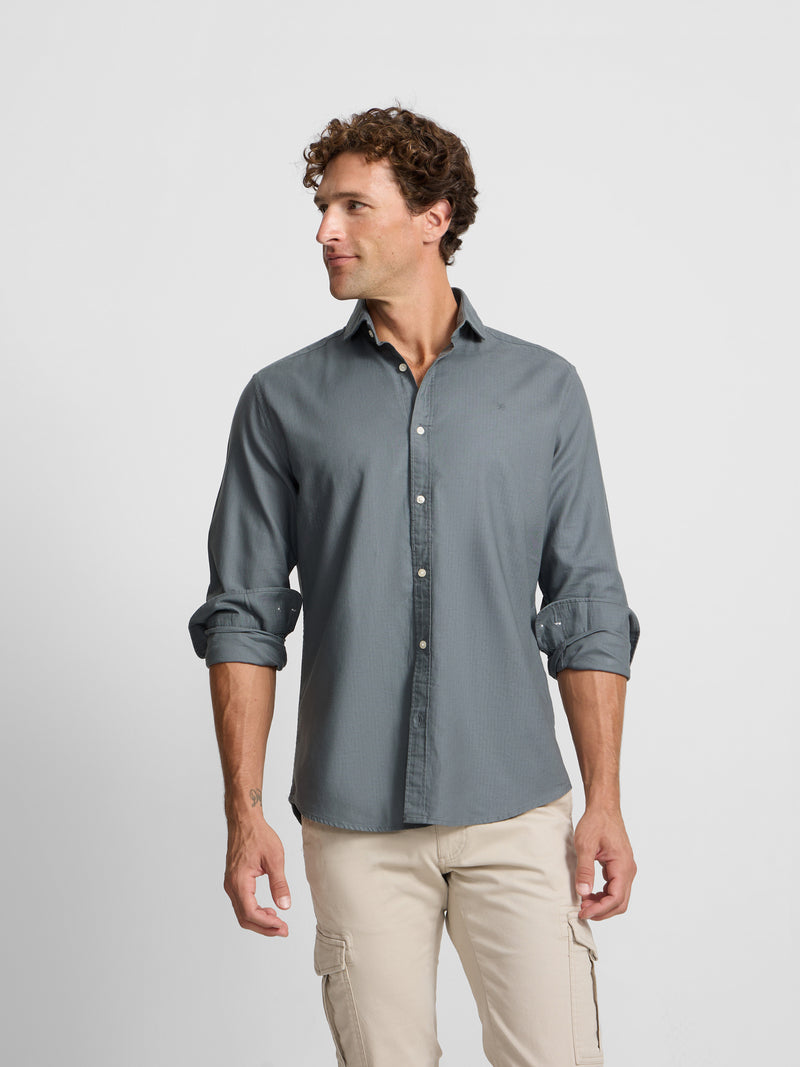Camisa sport espinha verde médio