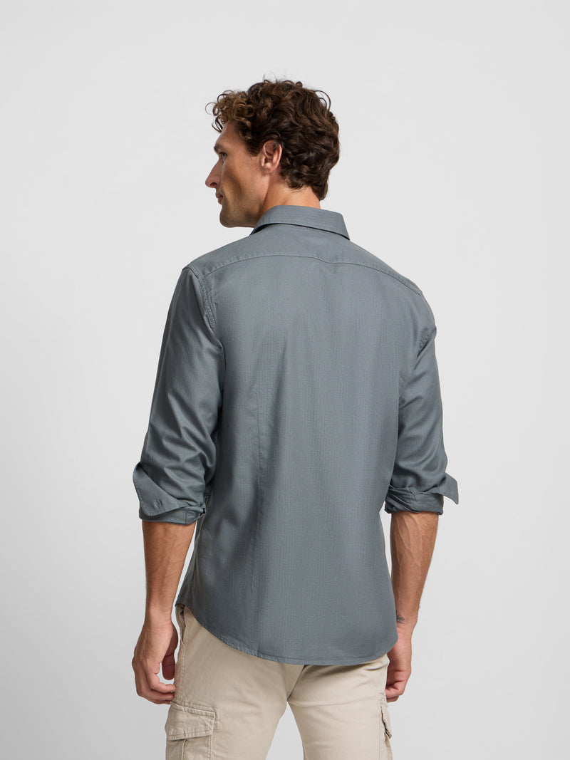 Camisa sport espinha verde médio