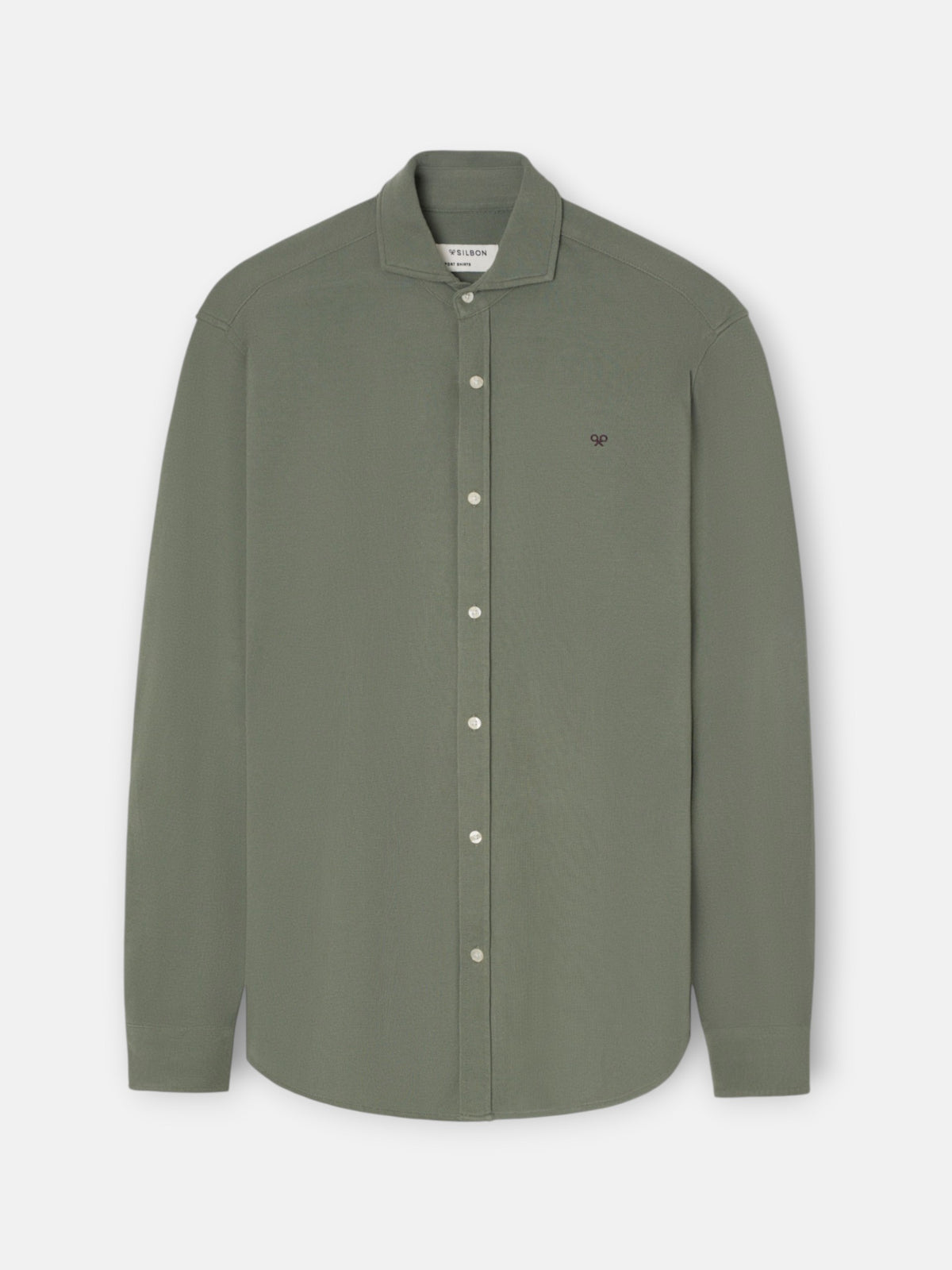 Camisa sport piqué verde claro