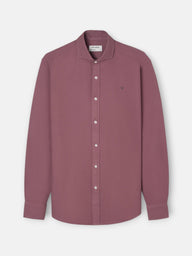 Chemise sport structurée bordeaux