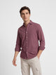 Burgundy structured sport shirt