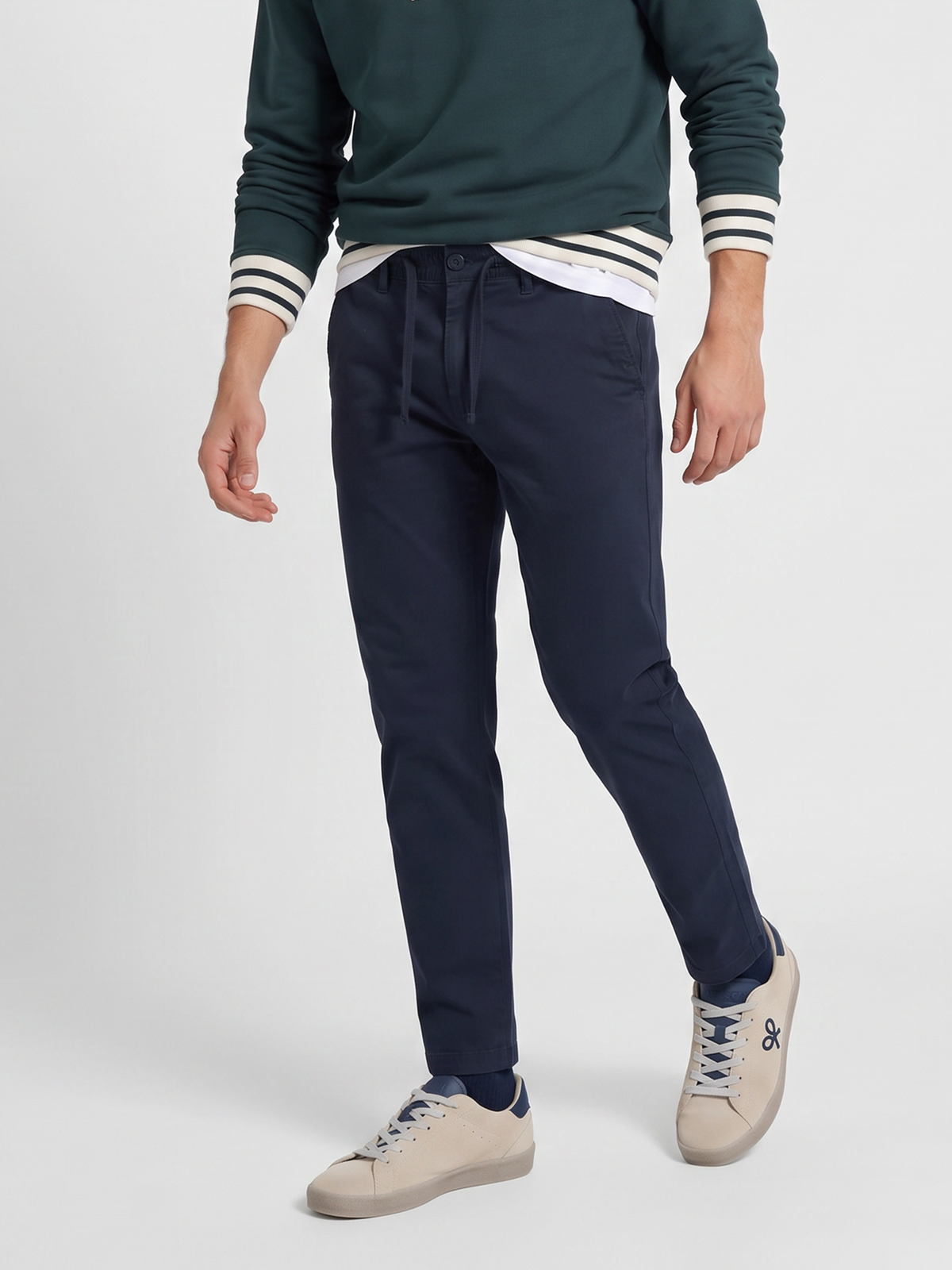 Pantalon de sport jogger bleu marine
