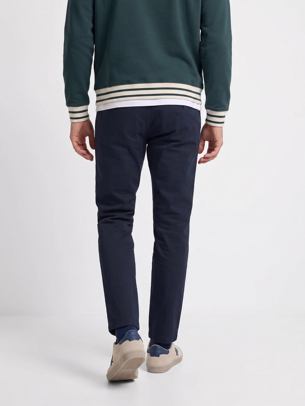 Navy blue sport jogger pants