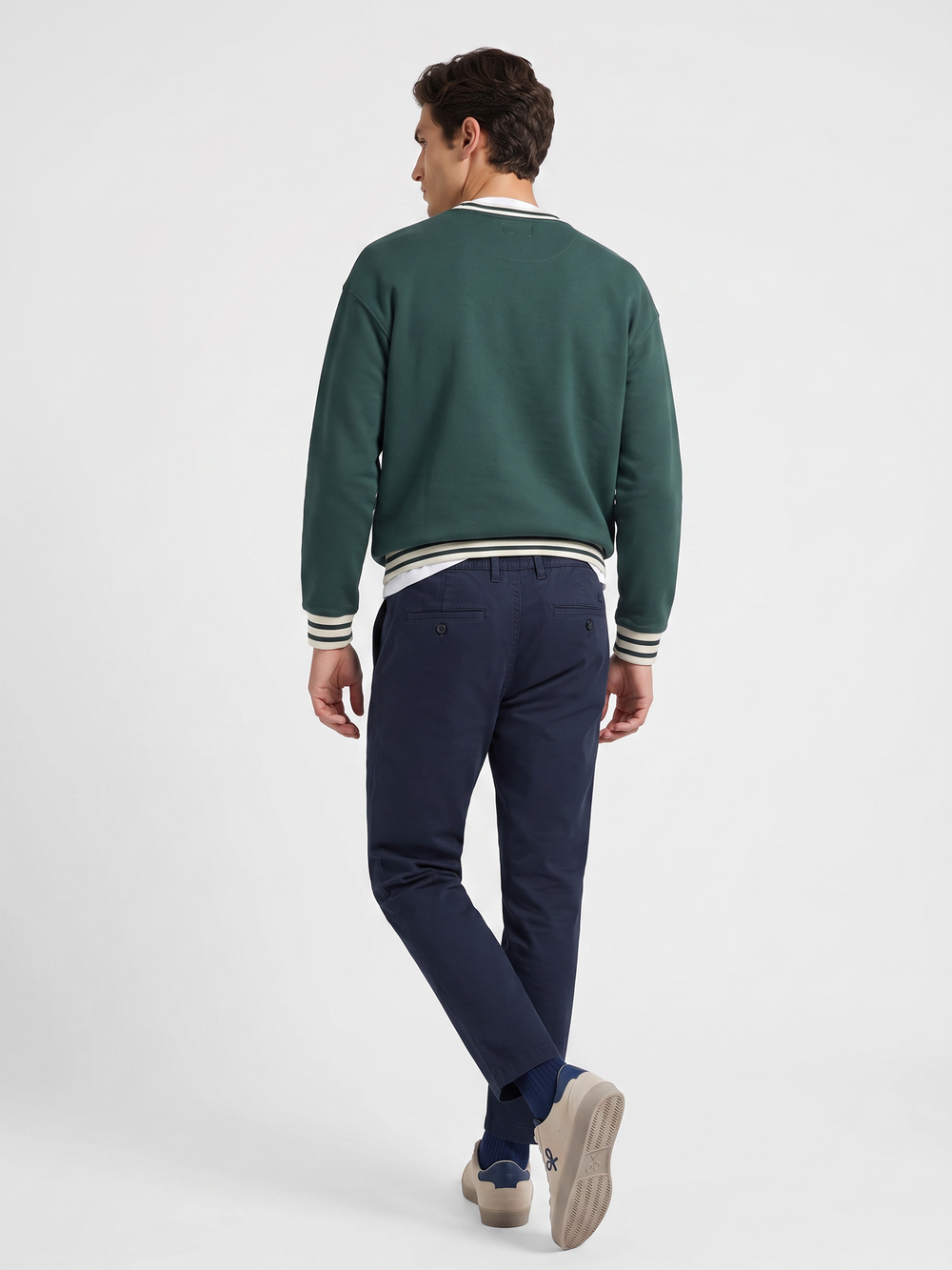 Navy blue sport jogger pants