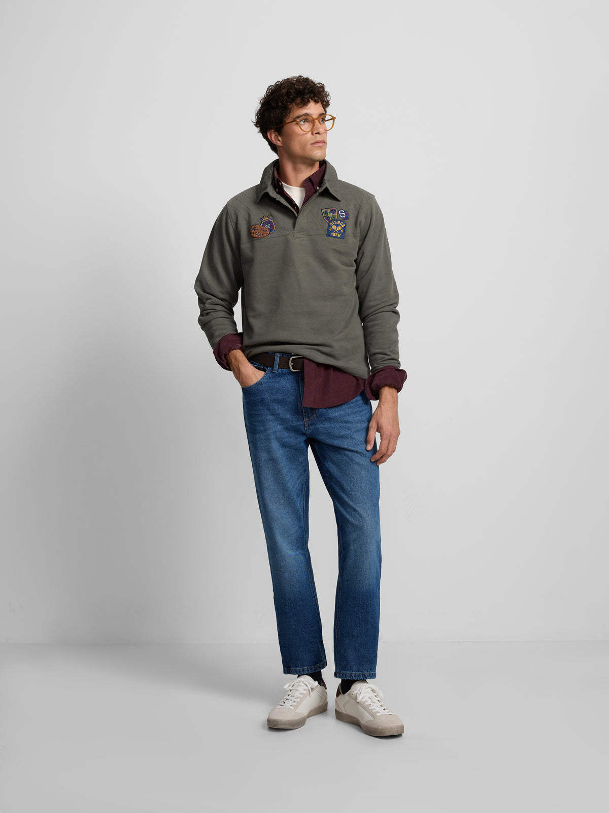 Jean style bleu moyen