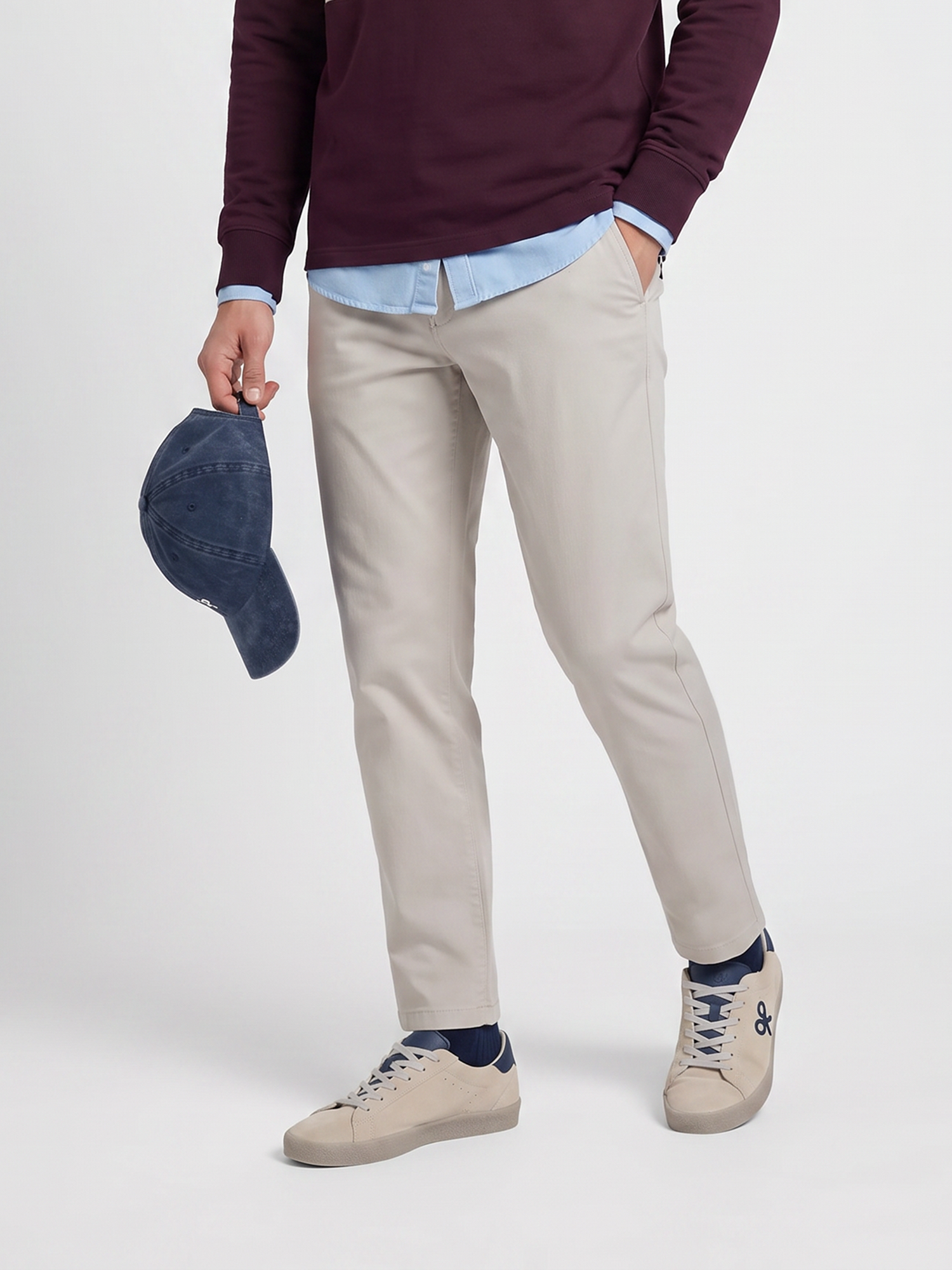 Medium stone sport jogger pants