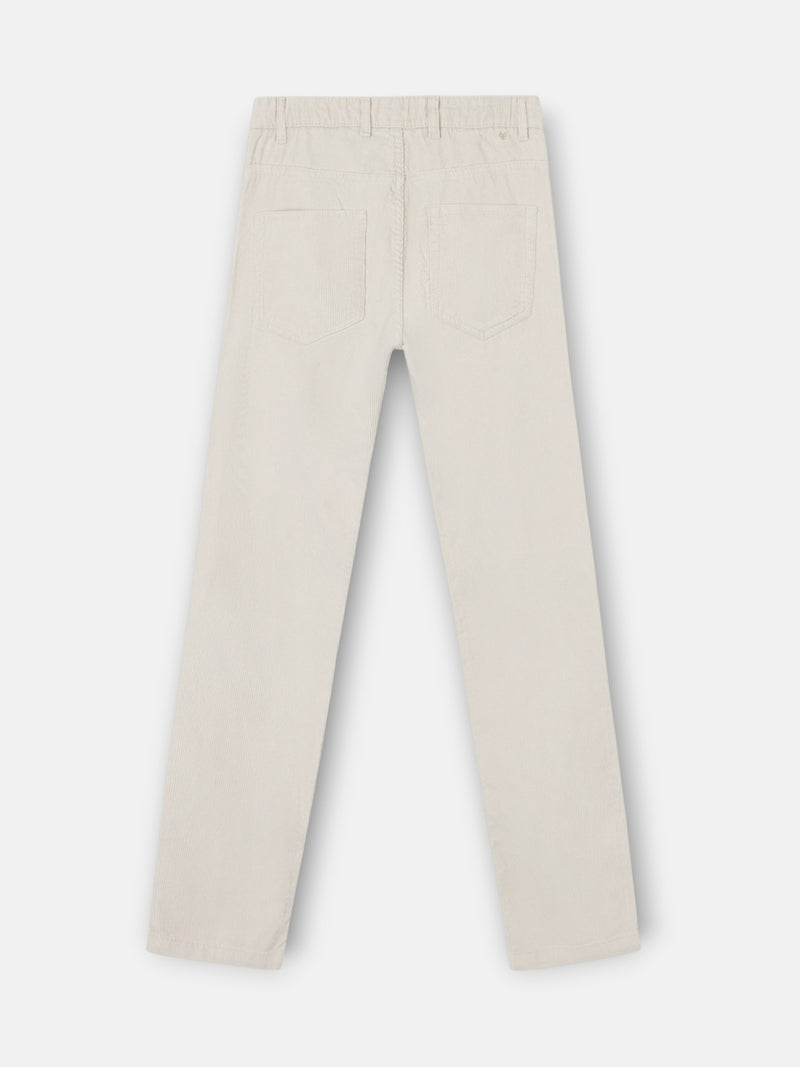 Pantalon sport cinco bolsillos pana piedra