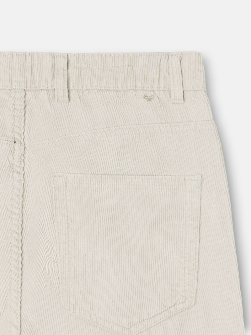Pantalon sport cinco bolsillos pana piedra