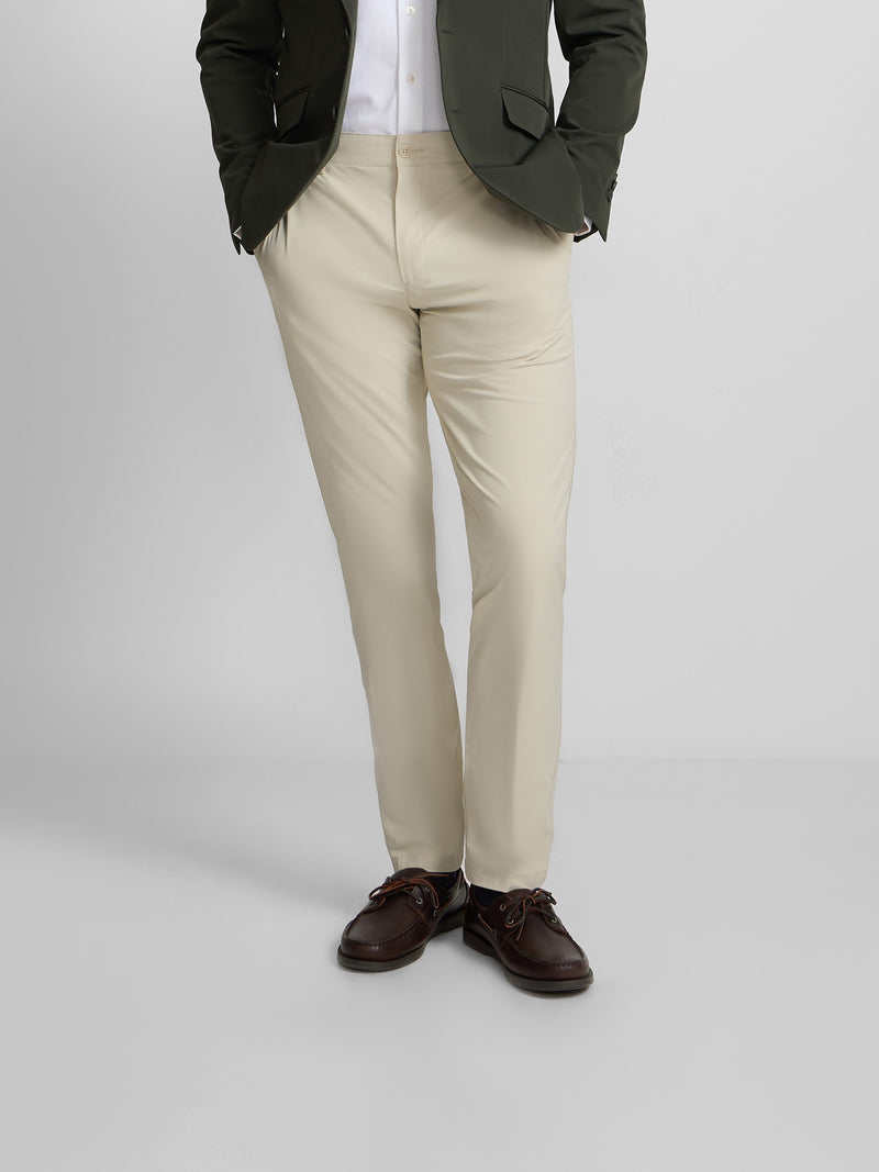 Pantalon chino sport technique beige