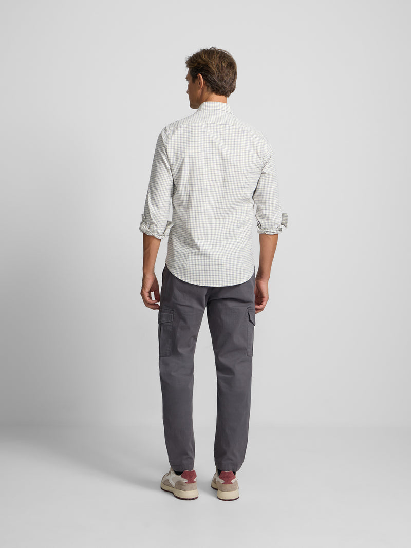 Pantalon sport jogger cargo gris marengo