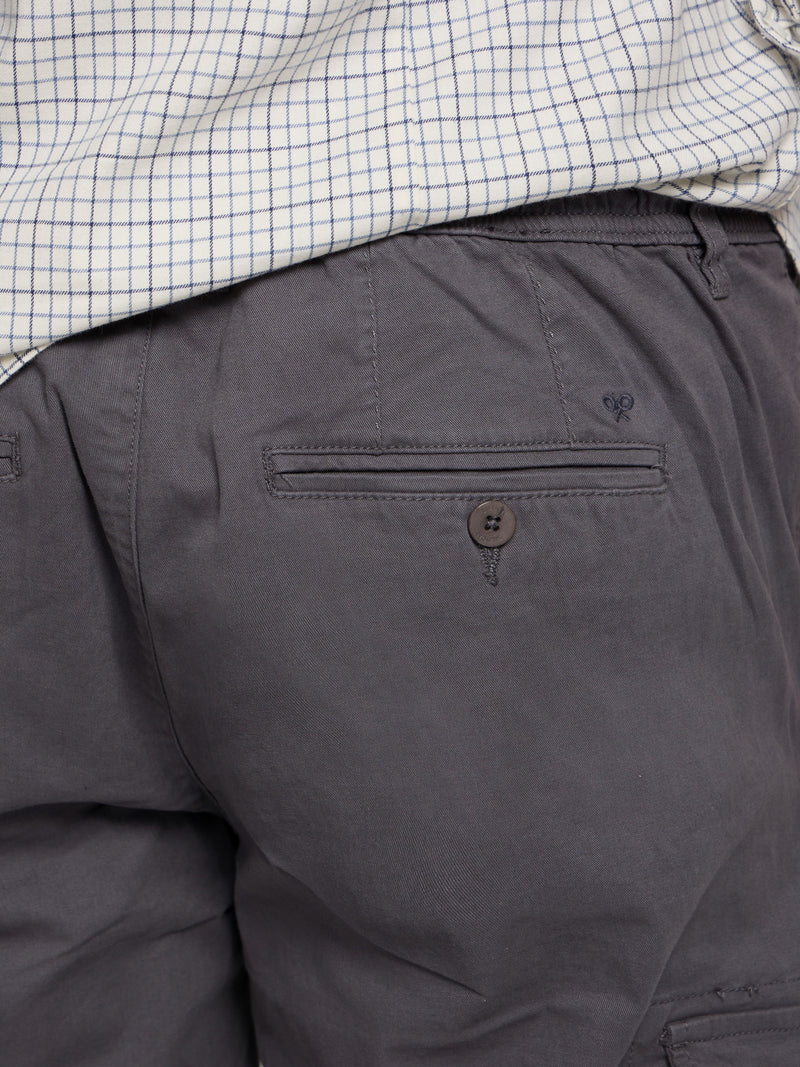 Pantalon sport jogger cargo gris marengo