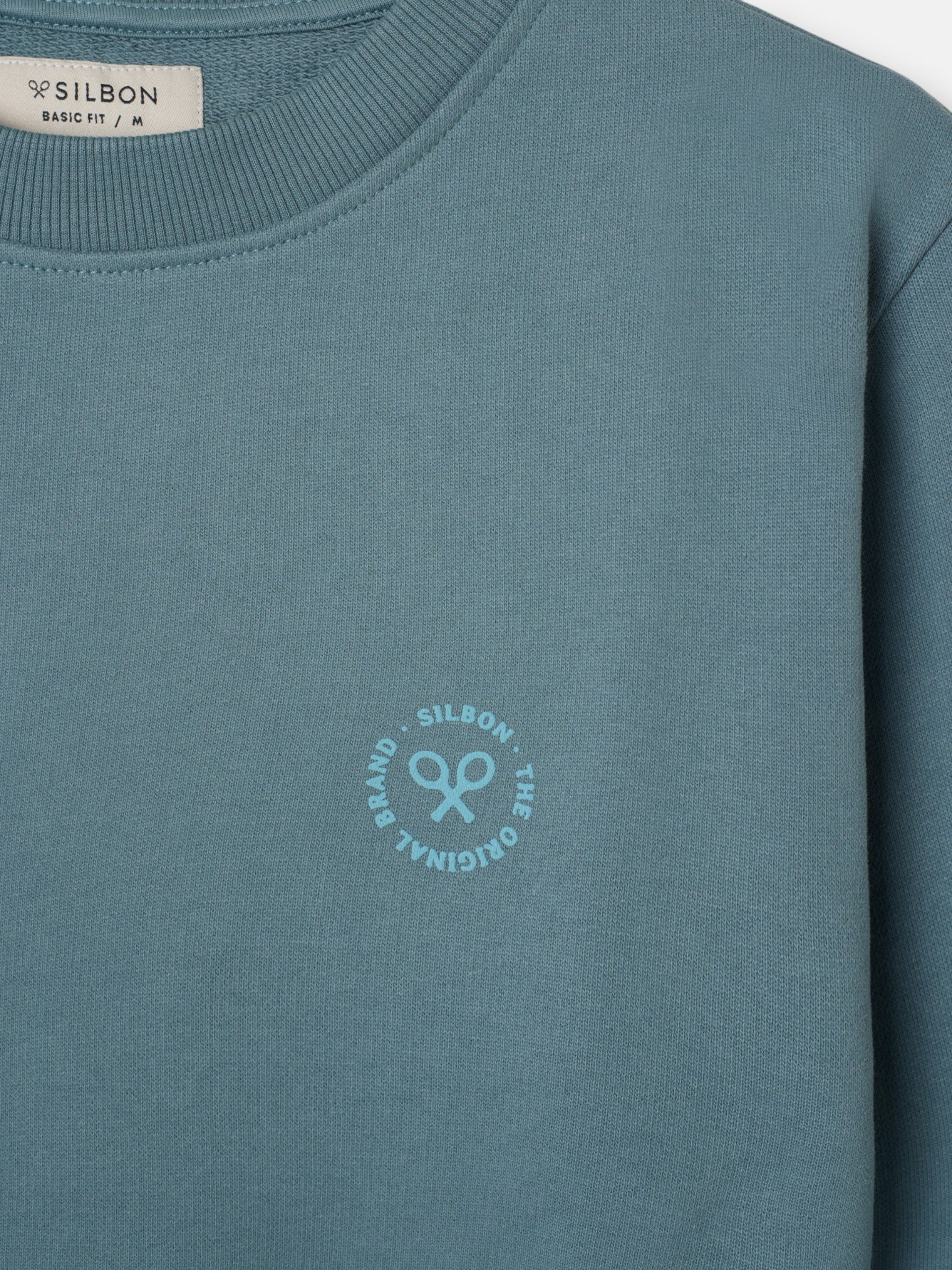 Sweat-shirt traveller club pétrole