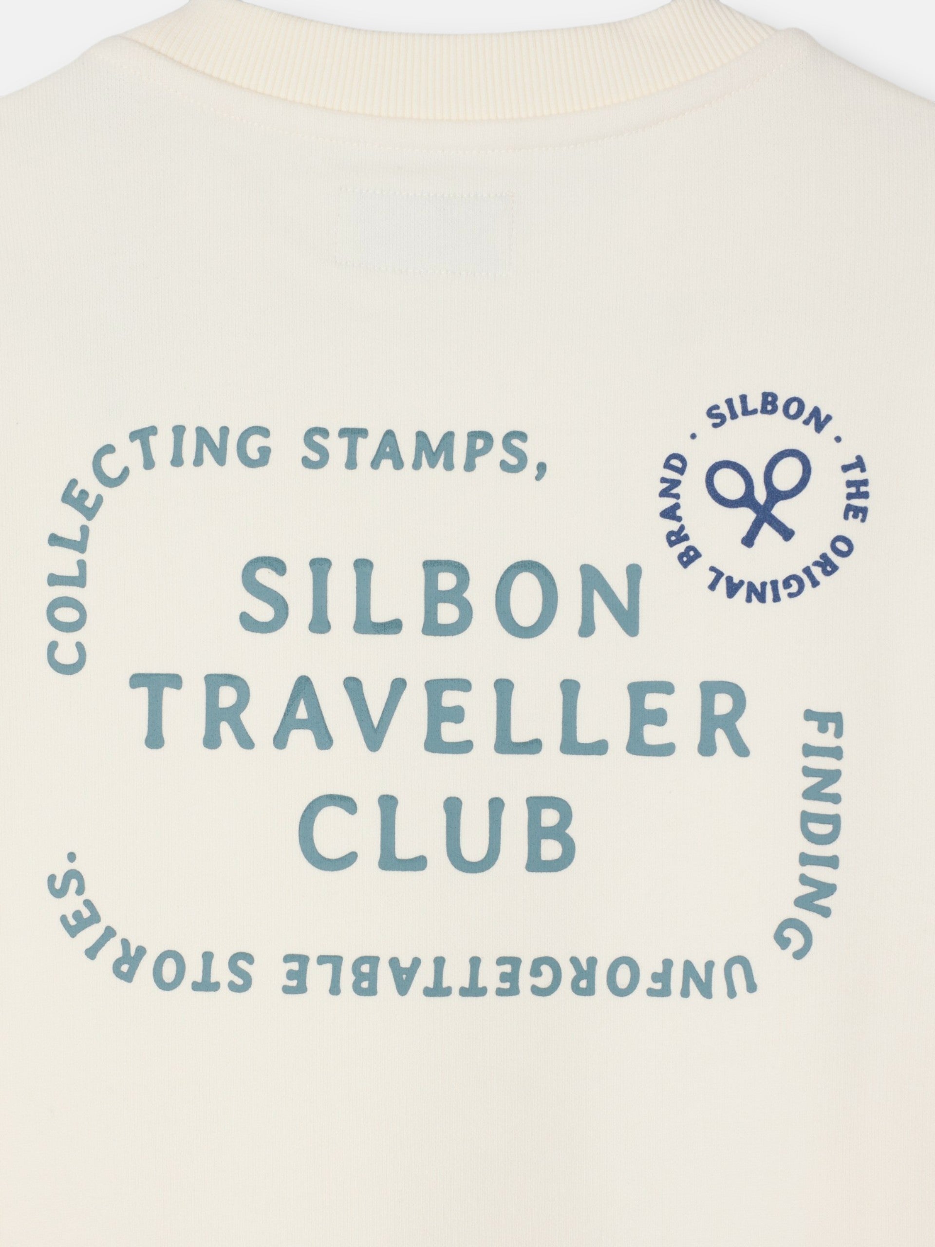 Sudadera traveller club crema