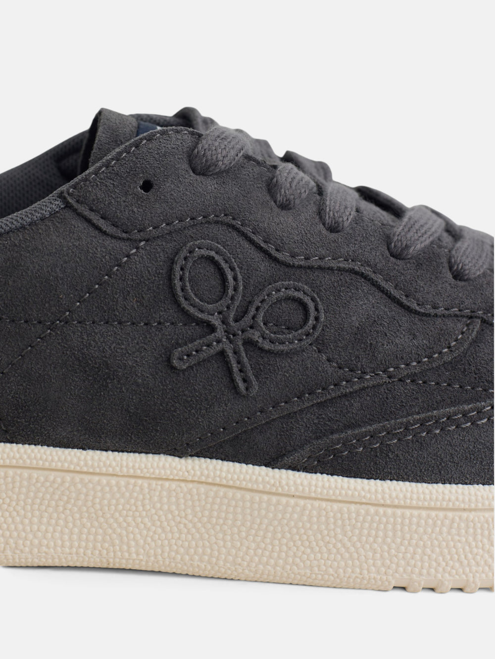 Zapatilla casual serraje azul marino
