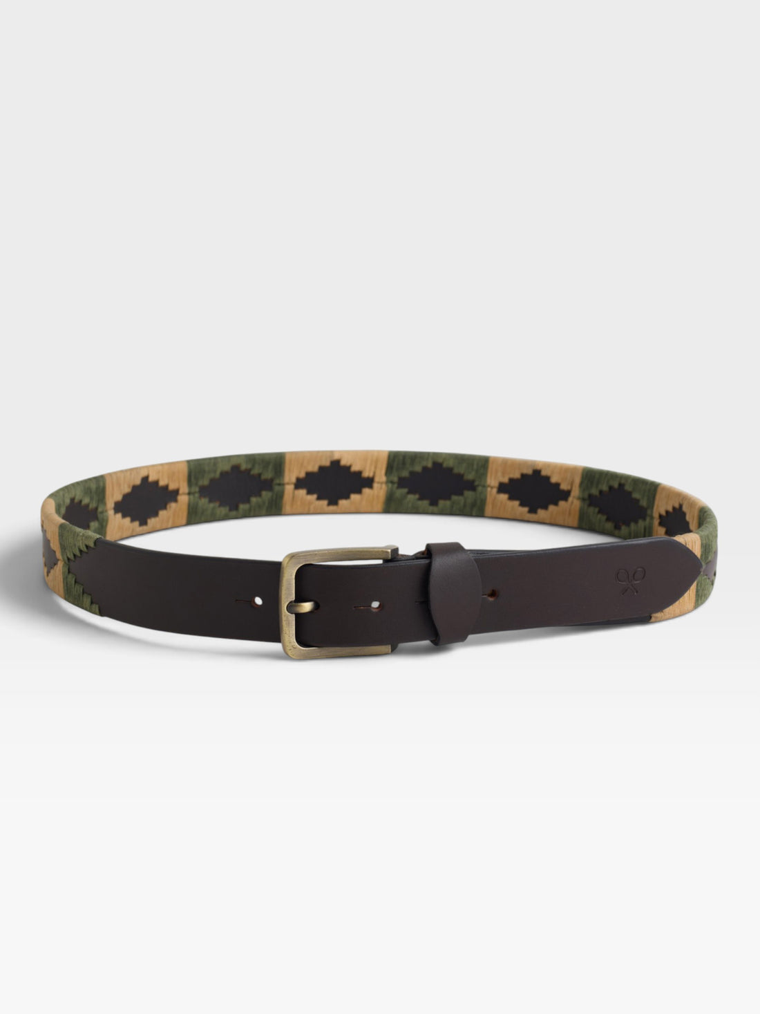 Argentinian green leather belt