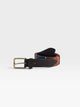 Argentinian leather belt burgundy