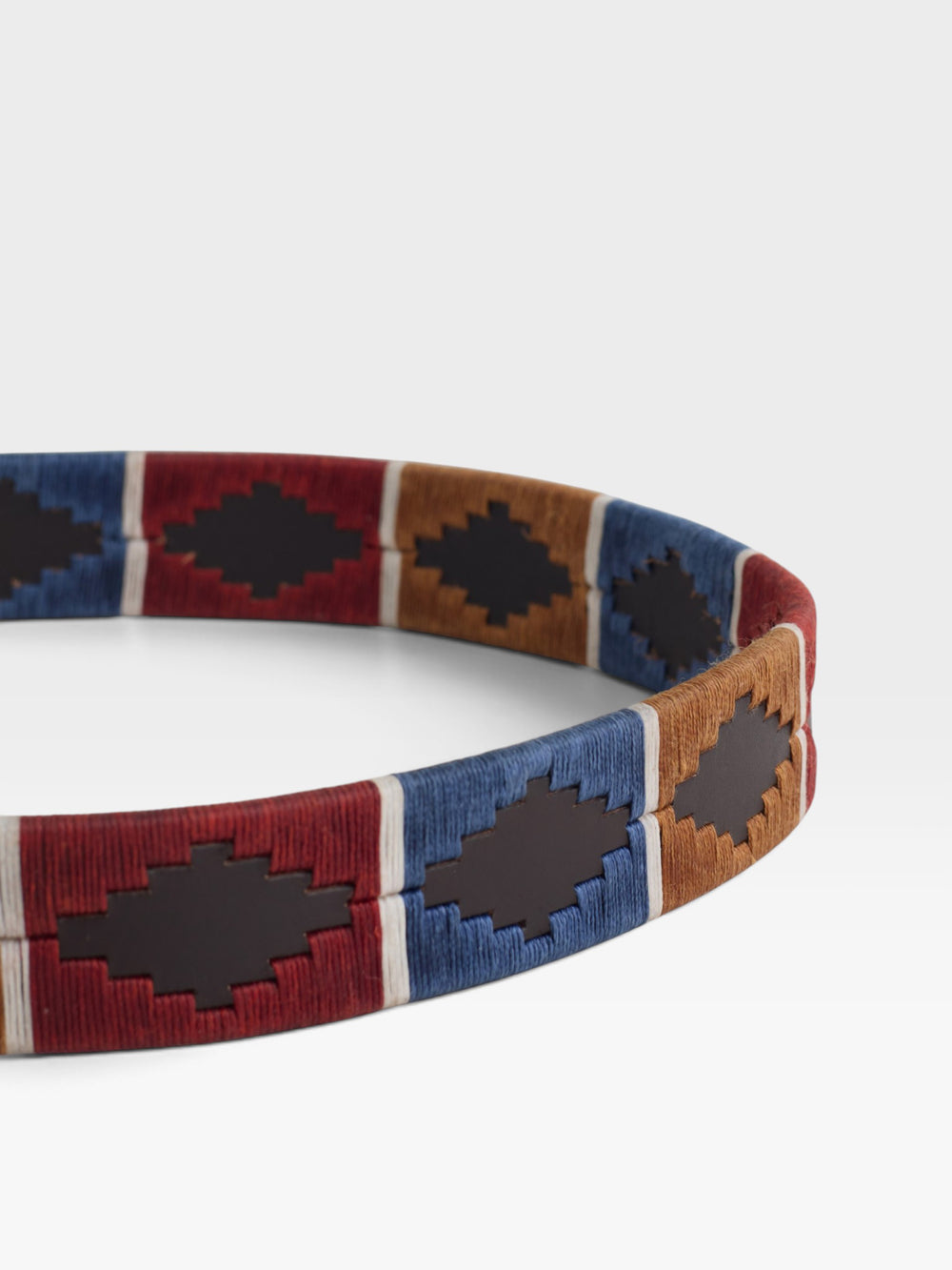 Argentinian leather belt burgundy