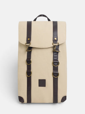 Mochila ajustable beige