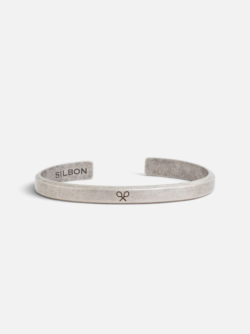 Engraved metal bracelet