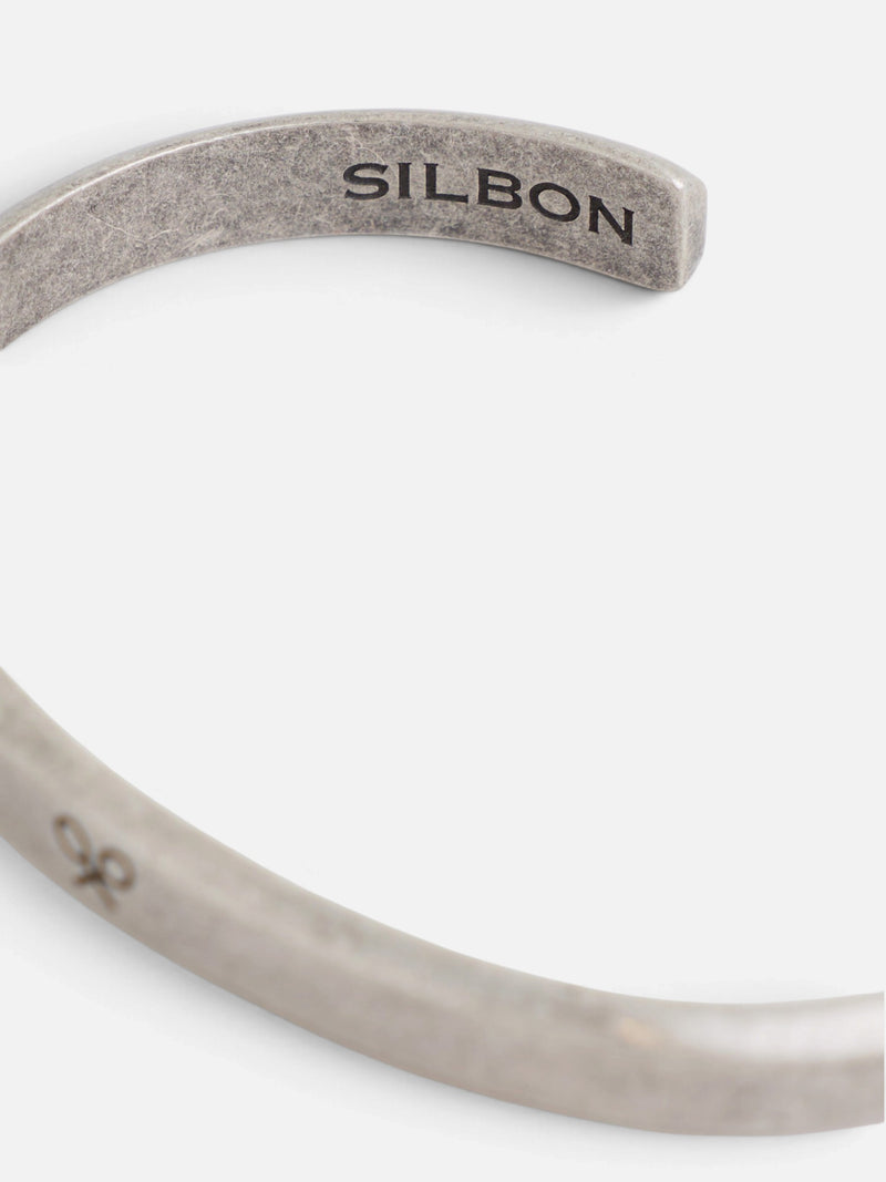 Engraved metal bracelet