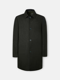 Straight green coat